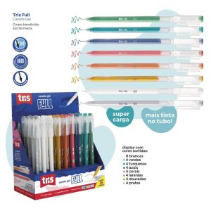 Caneta Gel Full 0.6mm – Tris