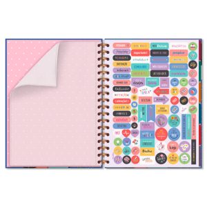 Caderno Folhas Removíveis - Fina Ideia - Jardim das Cores