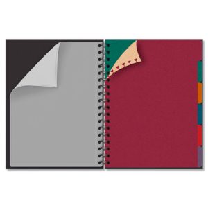 Caderno Folhas Removíveis - Fina Ideia - Liso Preto