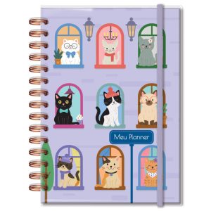 Planner Permanente M - Fina Ideia - Gato na Janela