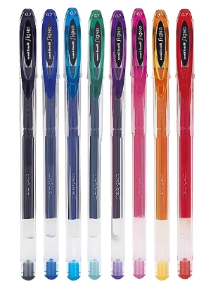 Caneta Gel Signo Noble Neon