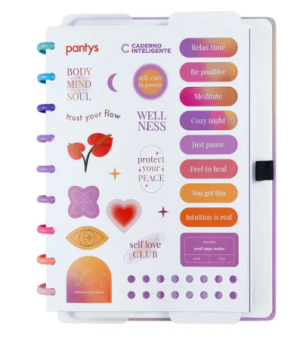 CADERNO DIARIO DO BEM-ESTAR BY PANTYS - MEDIO